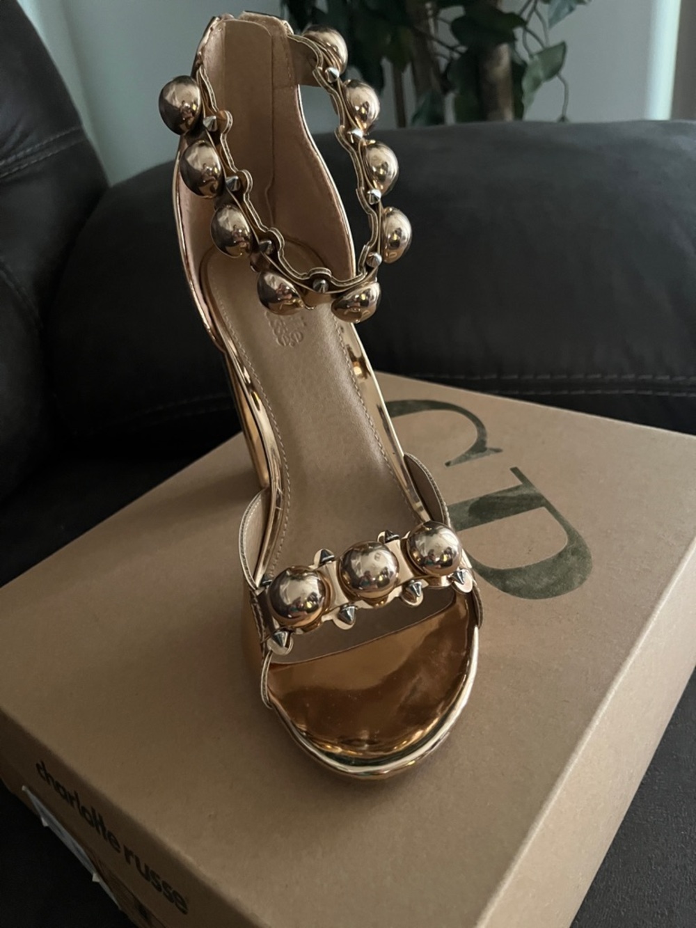 Rose Gold Sandals